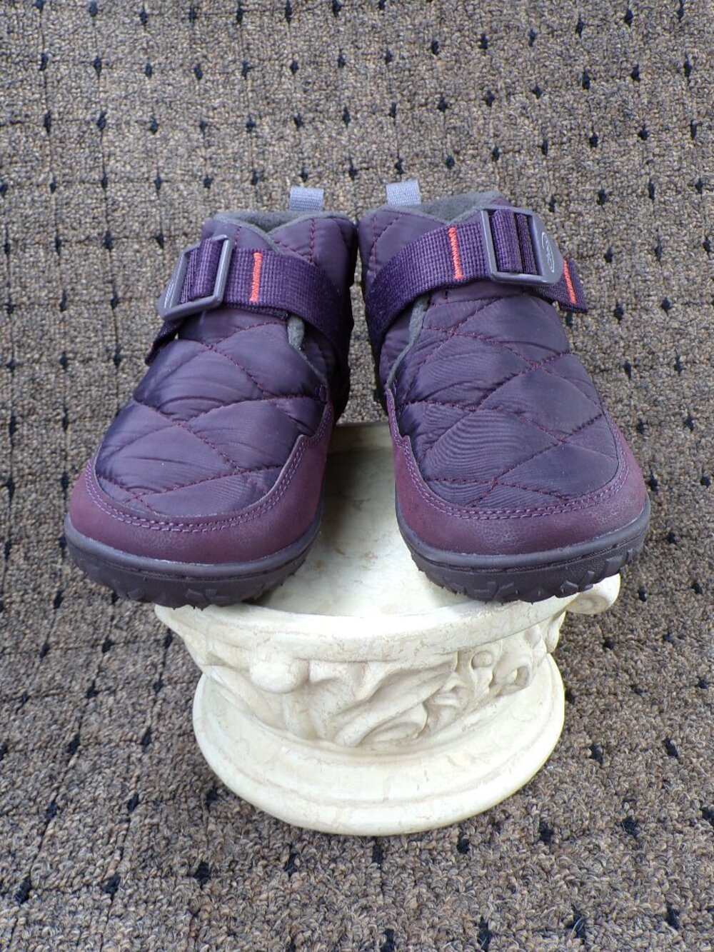 Chaco Ramble Puff Booties – Dark Plum – Big Kids Size 1.5 (EU 32.5) 🍇 NWT